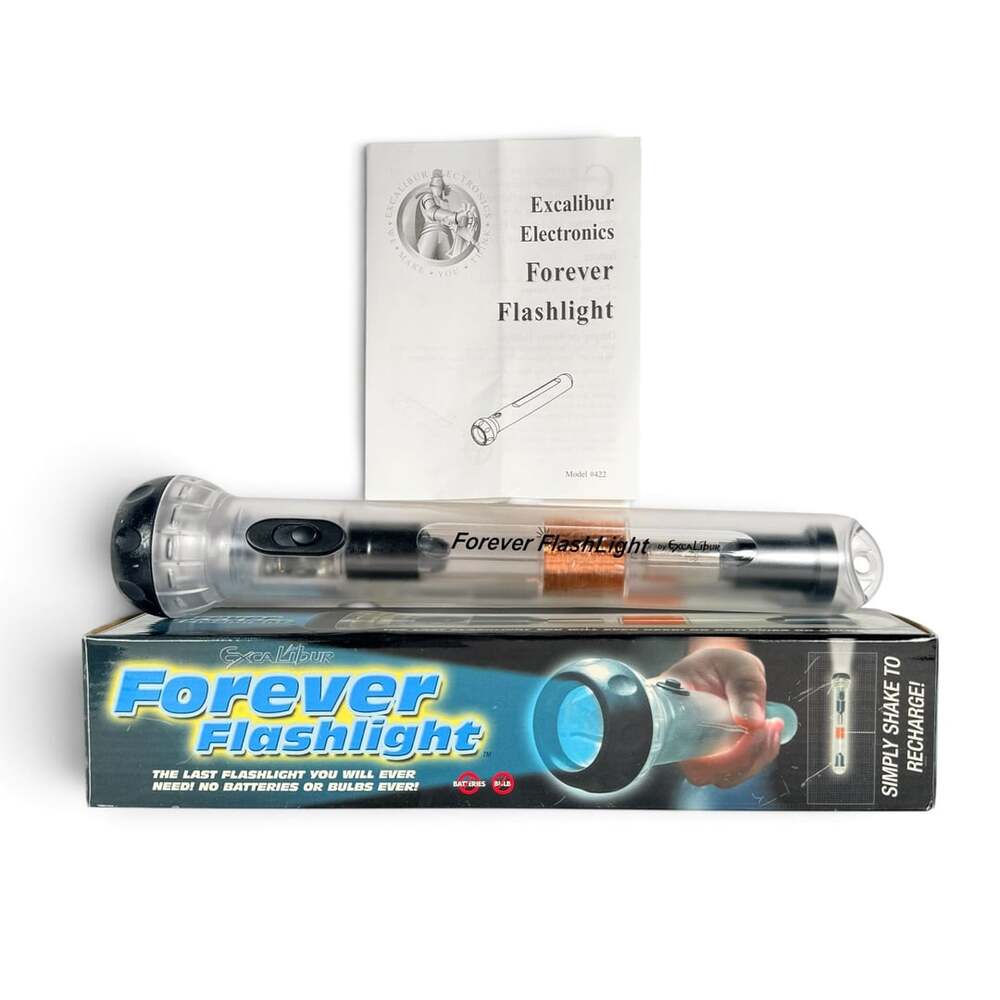 Excalibur Electronics Working Forever FlashLight Model #422-D
